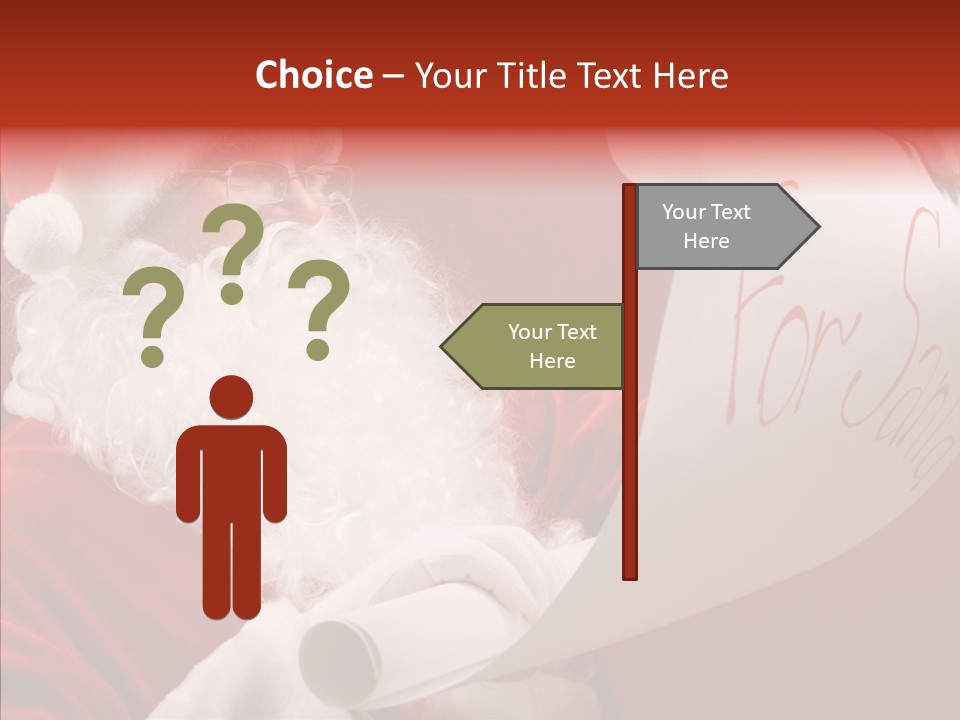 Celebration Person Claus PowerPoint Template