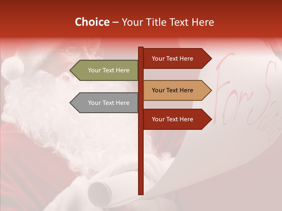 Celebration Person Claus PowerPoint Template