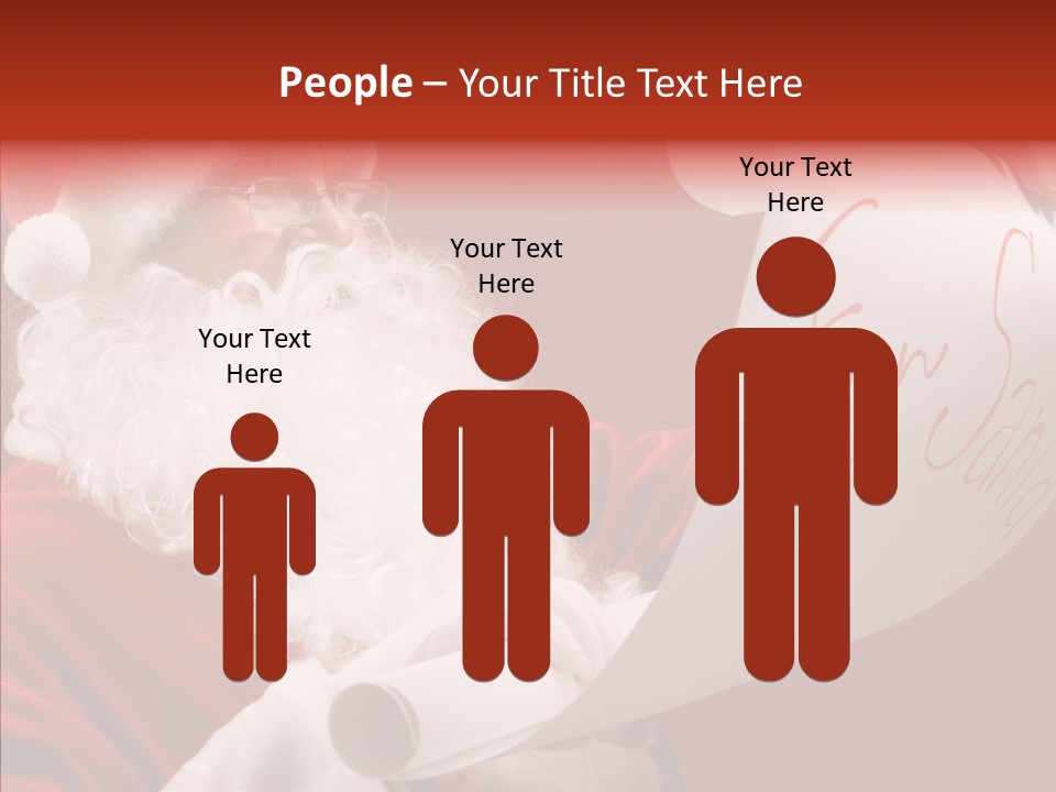 Celebration Person Claus PowerPoint Template