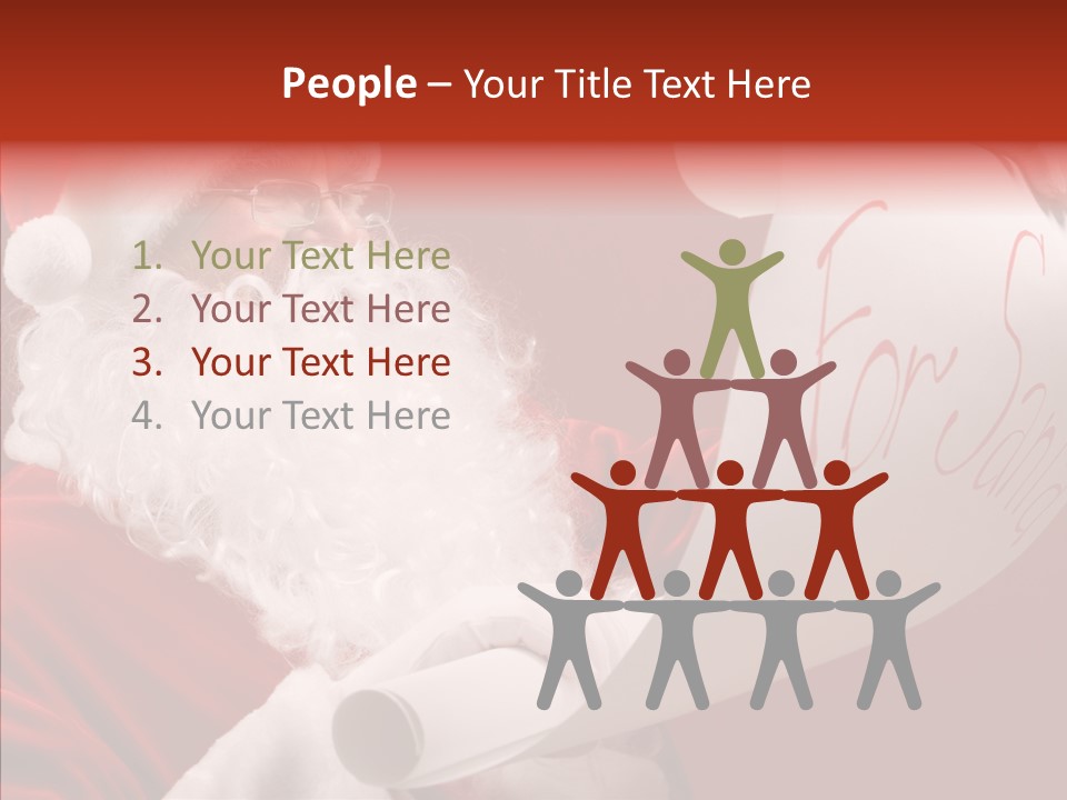 Celebration Person Claus PowerPoint Template
