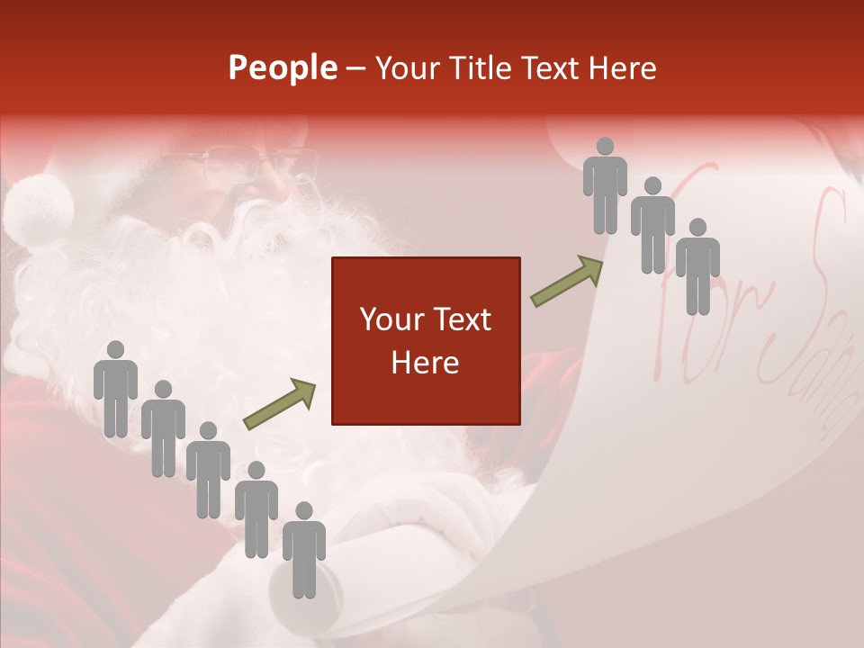 Celebration Person Claus PowerPoint Template