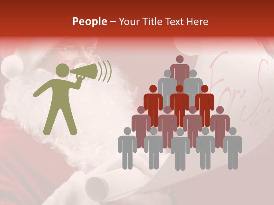 Celebration Person Claus PowerPoint Template