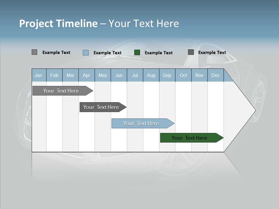 Illustration Wire Wireframe PowerPoint Template