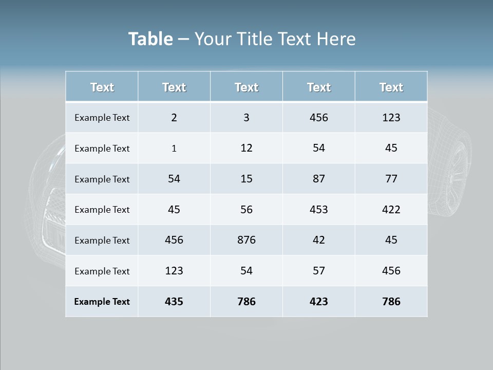 Illustration Wire Wireframe PowerPoint Template