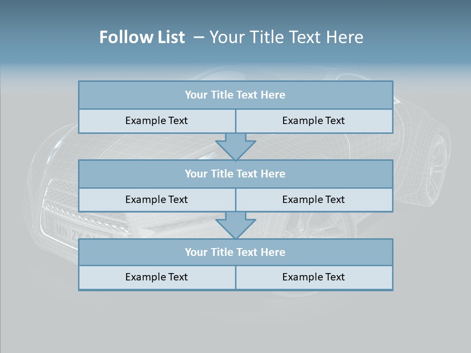 Illustration Wire Wireframe PowerPoint Template