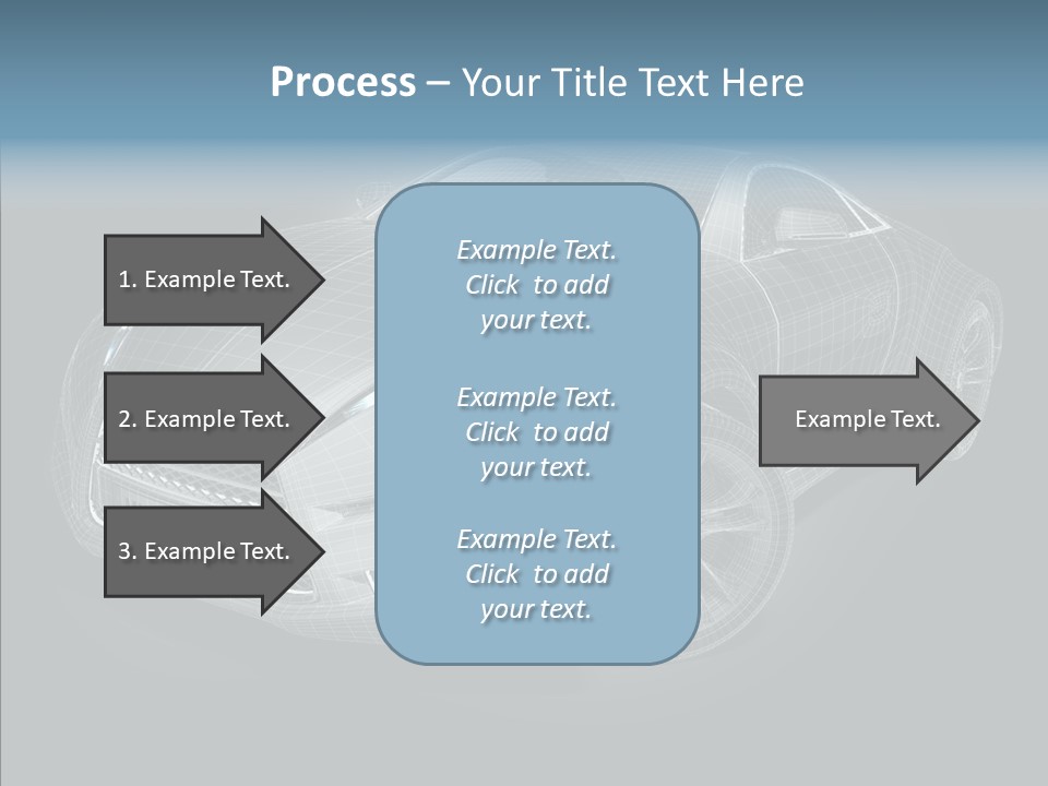 Illustration Wire Wireframe PowerPoint Template