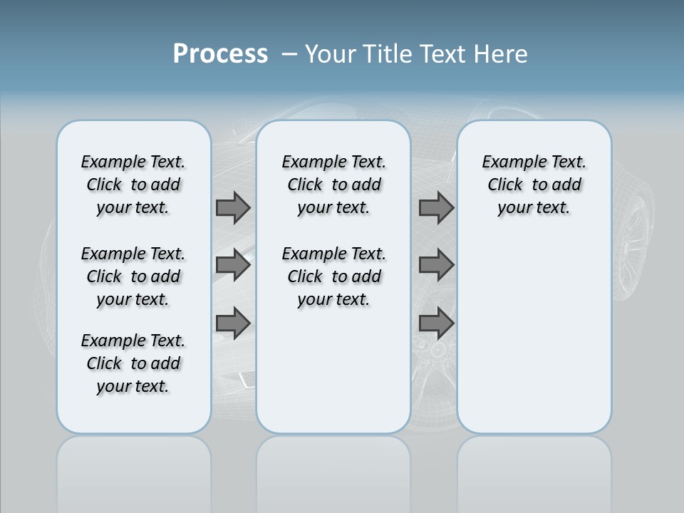 Illustration Wire Wireframe PowerPoint Template