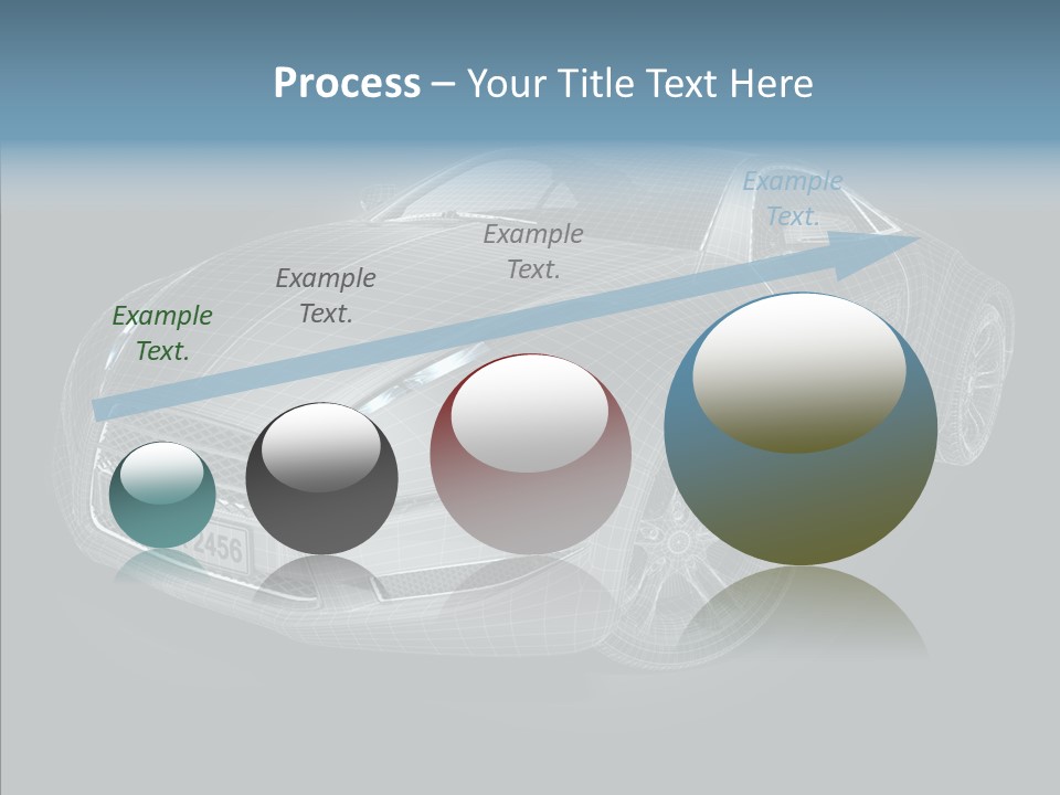 Illustration Wire Wireframe PowerPoint Template