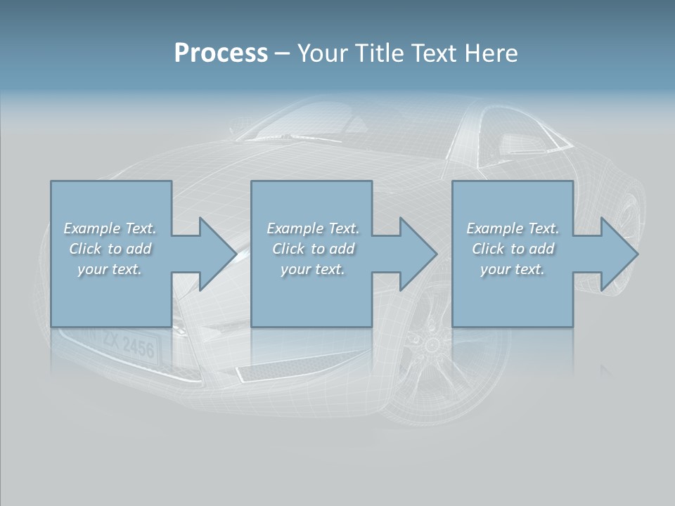 Illustration Wire Wireframe PowerPoint Template