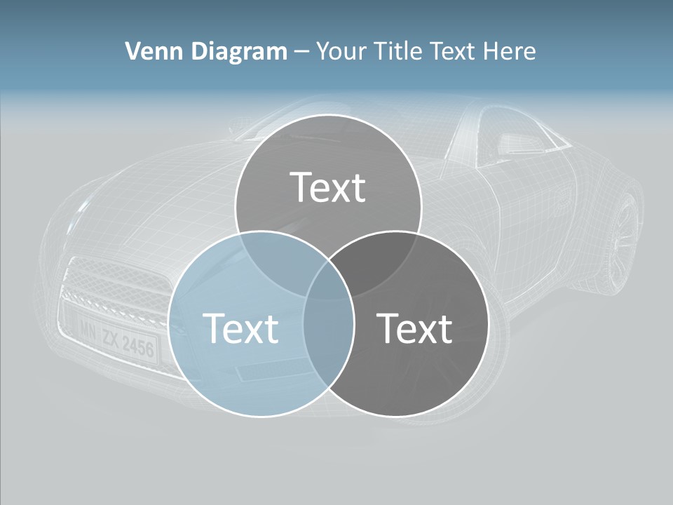 Illustration Wire Wireframe PowerPoint Template