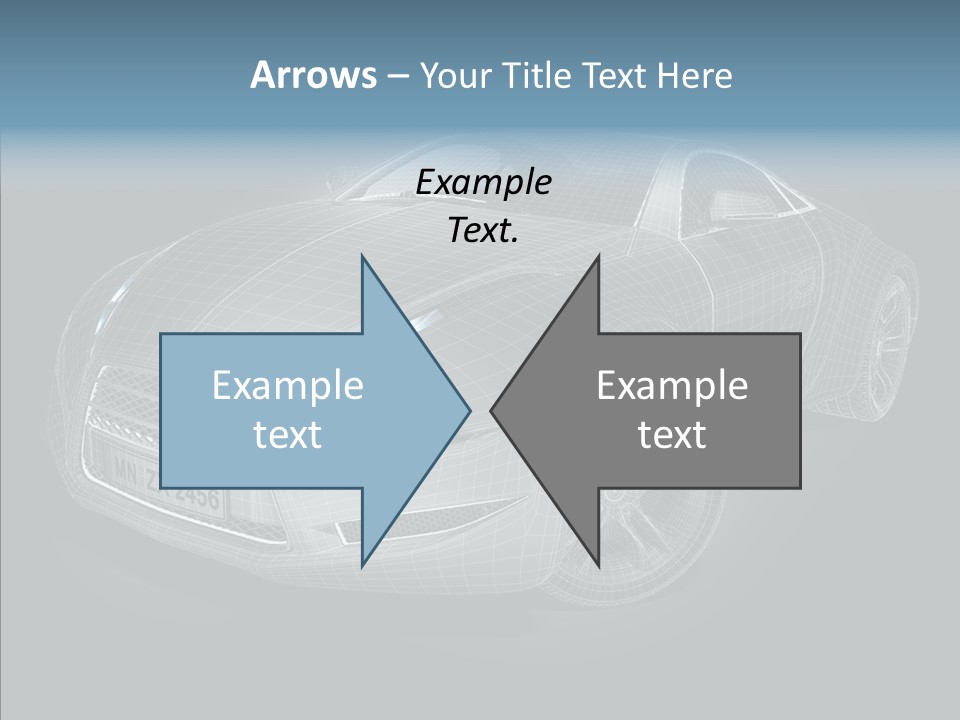 Illustration Wire Wireframe PowerPoint Template
