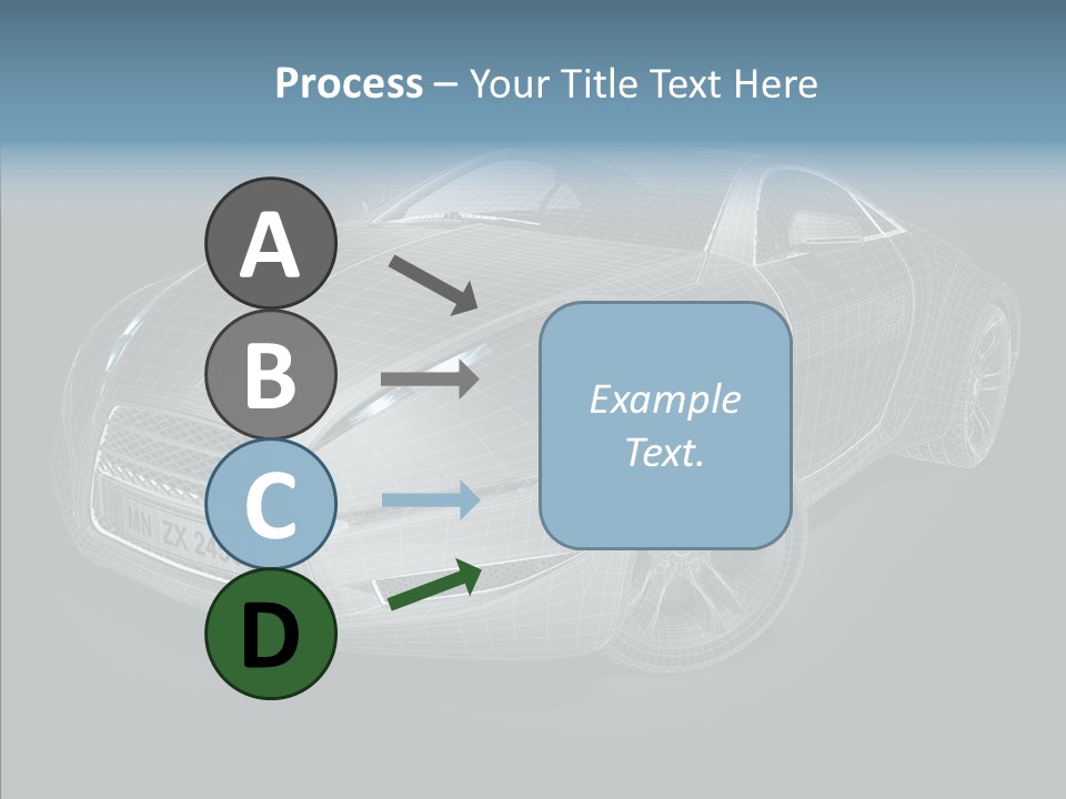 Illustration Wire Wireframe PowerPoint Template
