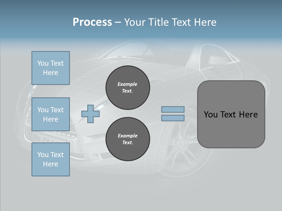Illustration Wire Wireframe PowerPoint Template