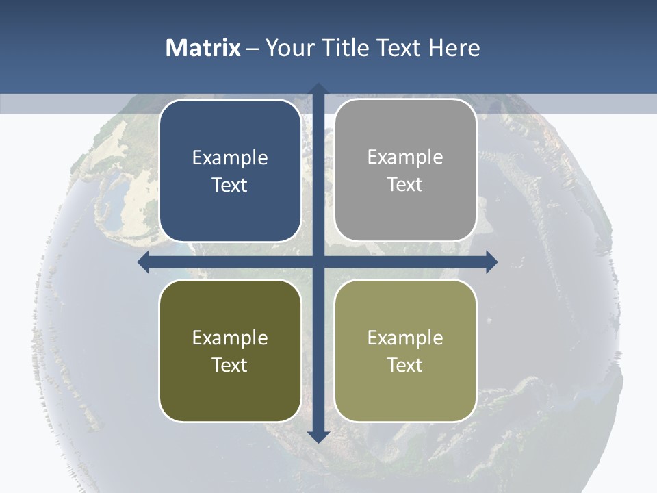 Pollution Barren Waterless PowerPoint Template