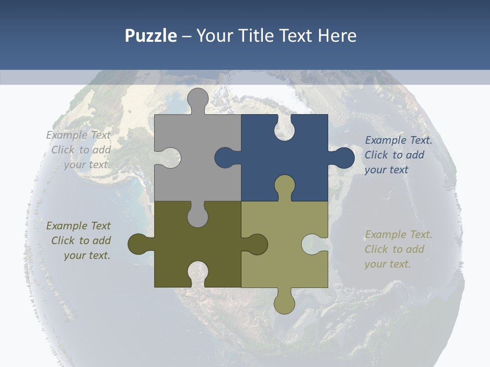 Pollution Barren Waterless PowerPoint Template