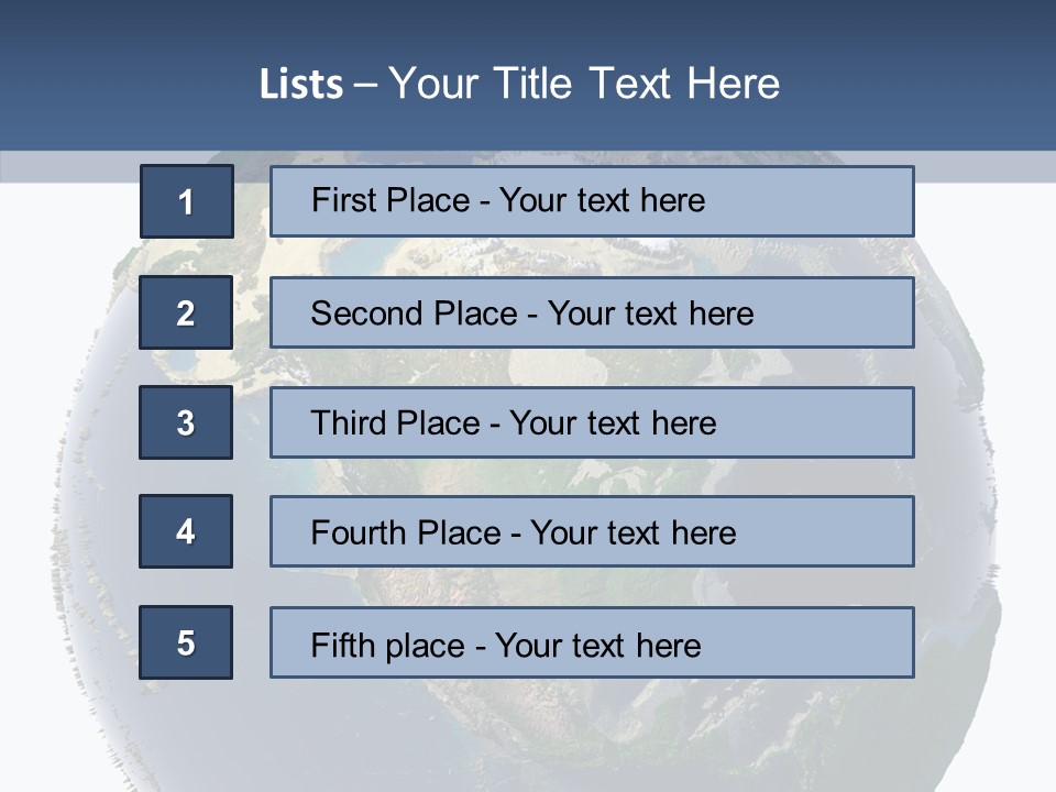 Pollution Barren Waterless PowerPoint Template