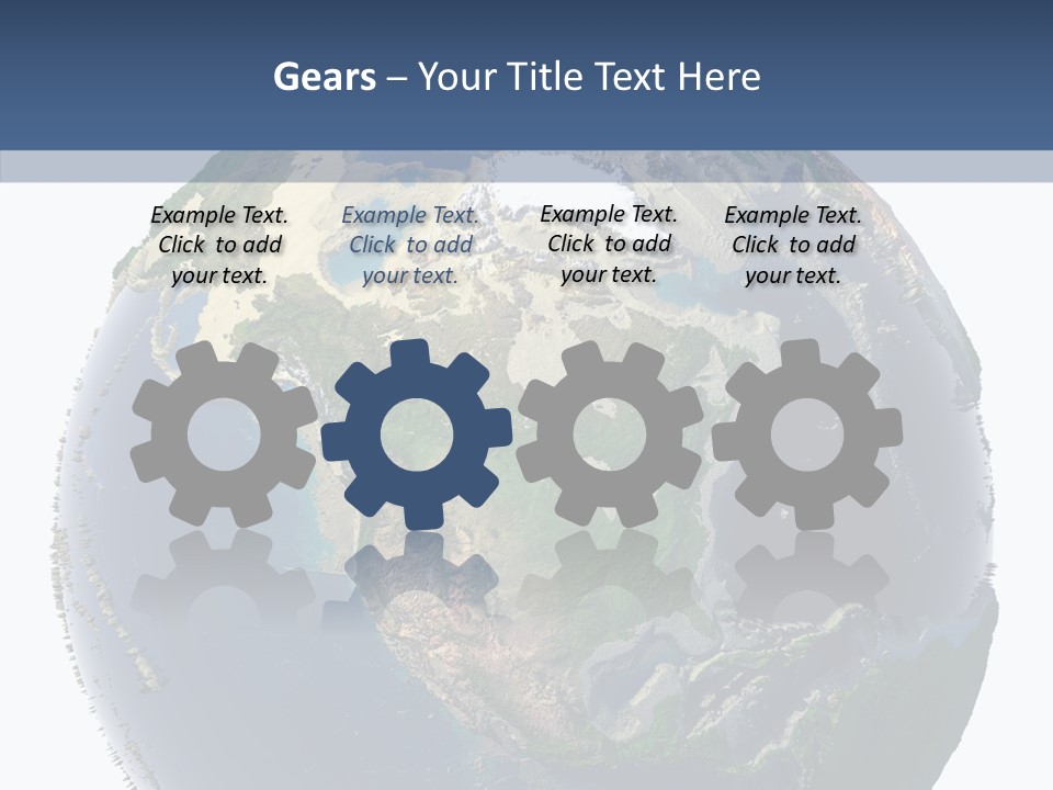 Pollution Barren Waterless PowerPoint Template