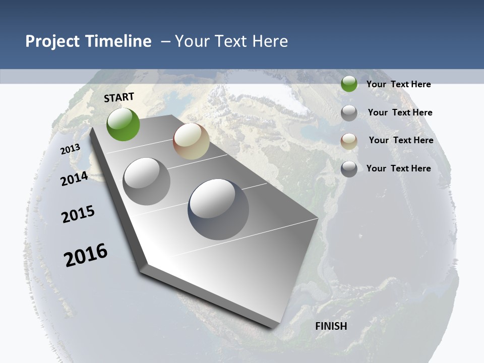 Pollution Barren Waterless PowerPoint Template
