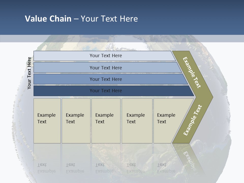 Pollution Barren Waterless PowerPoint Template