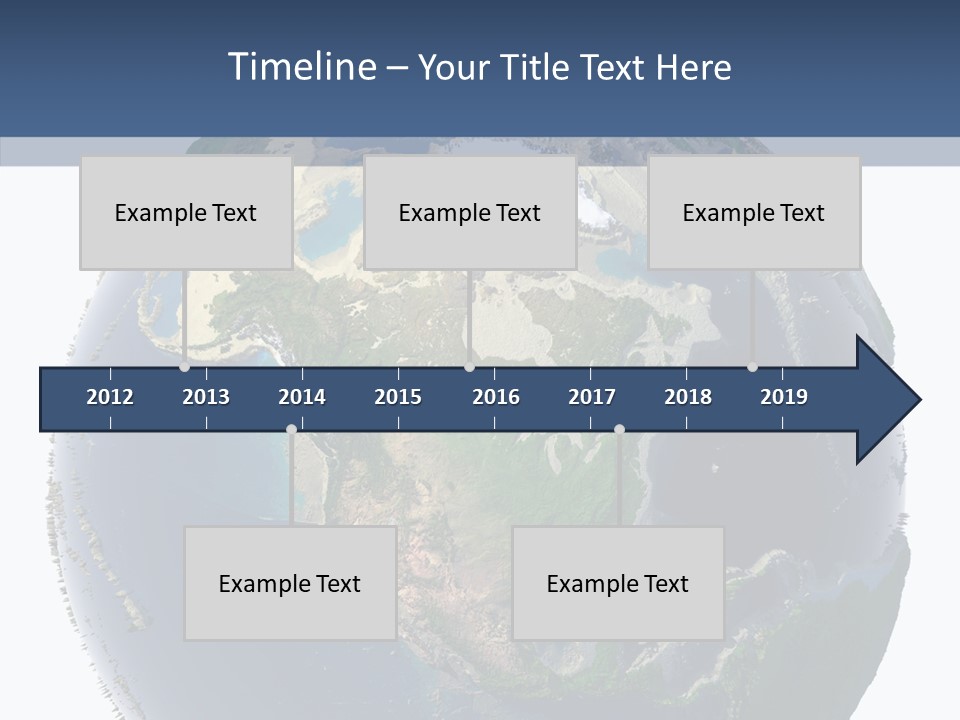 Pollution Barren Waterless PowerPoint Template