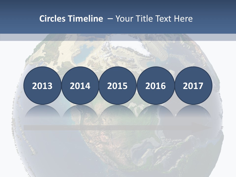 Pollution Barren Waterless PowerPoint Template