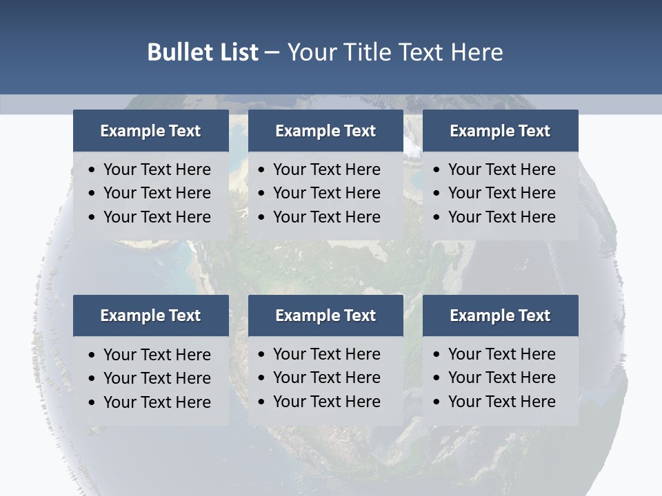 Pollution Barren Waterless PowerPoint Template