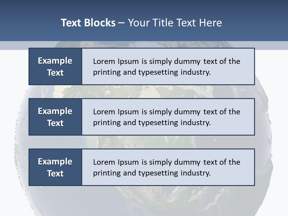Pollution Barren Waterless PowerPoint Template