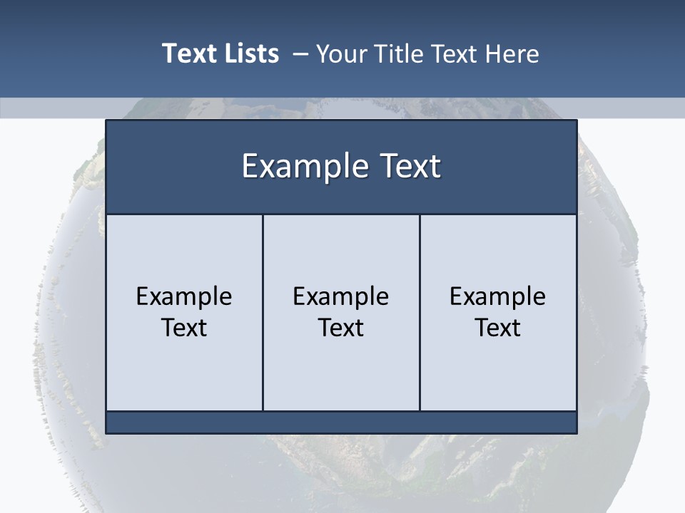 Pollution Barren Waterless PowerPoint Template