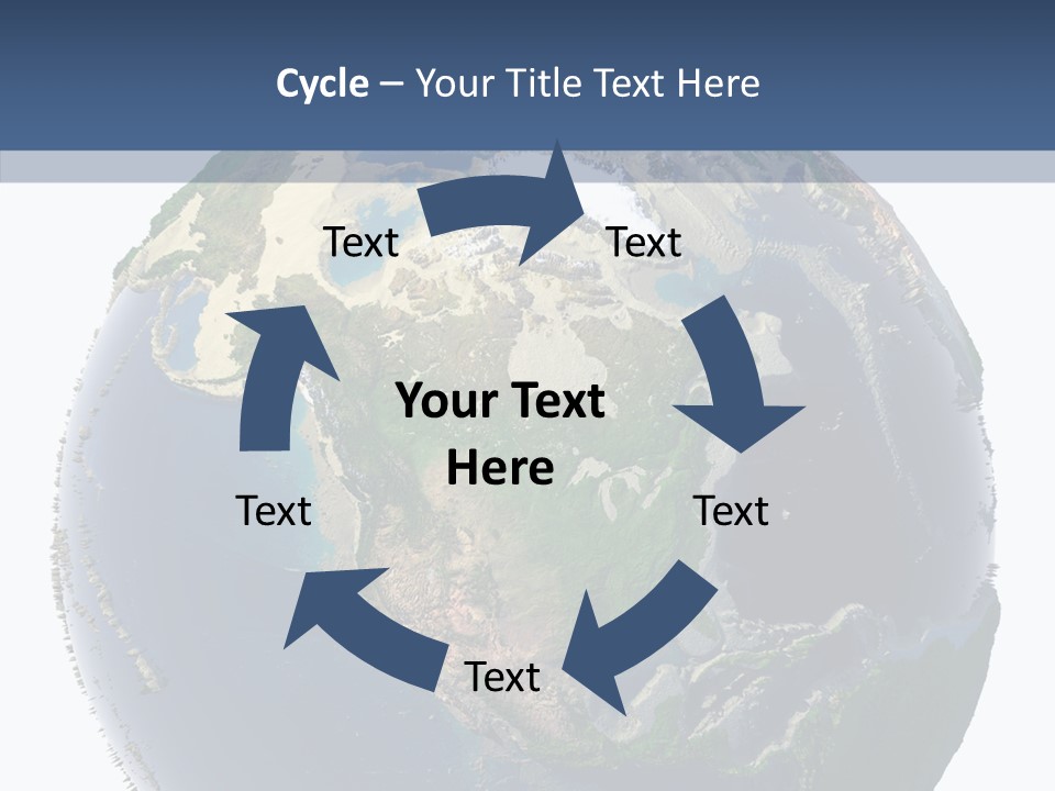 Pollution Barren Waterless PowerPoint Template