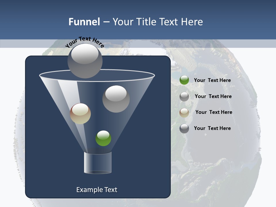 Pollution Barren Waterless PowerPoint Template