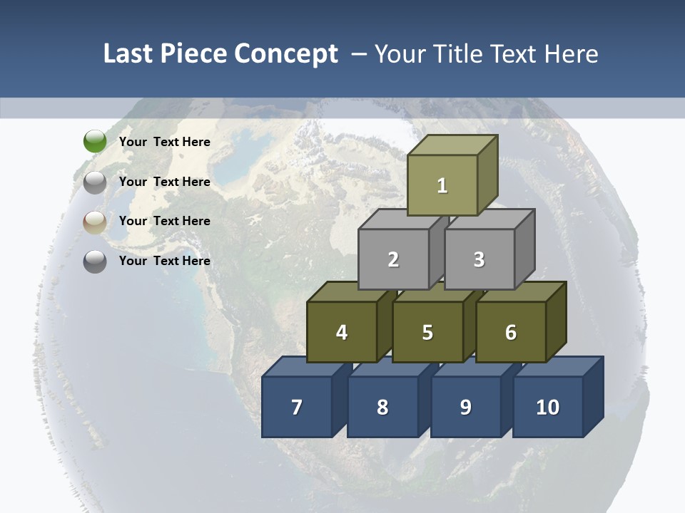 Pollution Barren Waterless PowerPoint Template