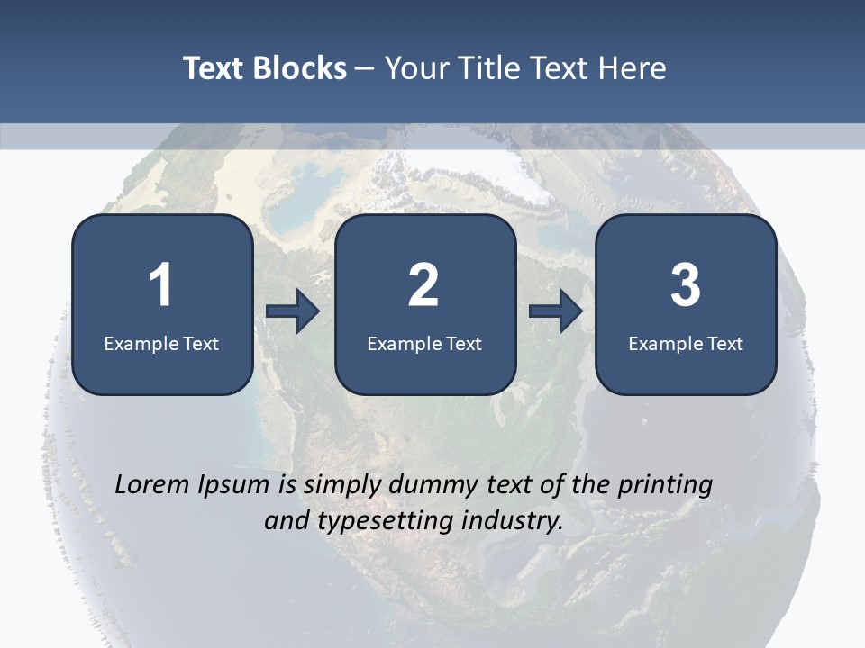 Pollution Barren Waterless PowerPoint Template