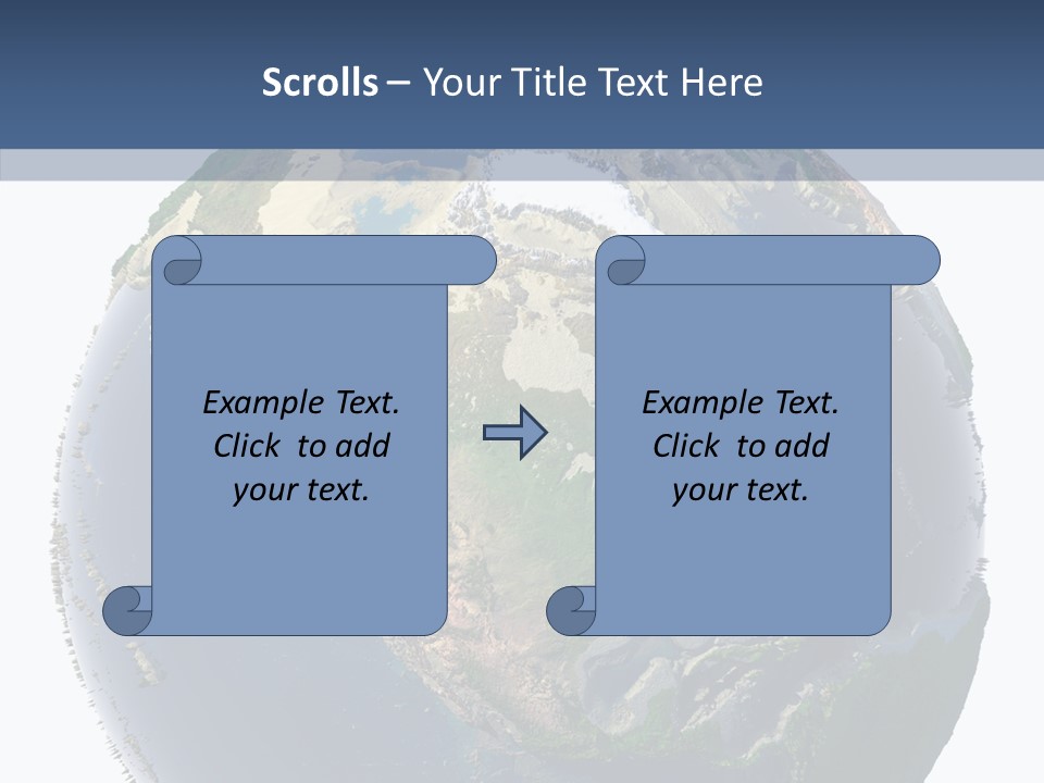 Pollution Barren Waterless PowerPoint Template