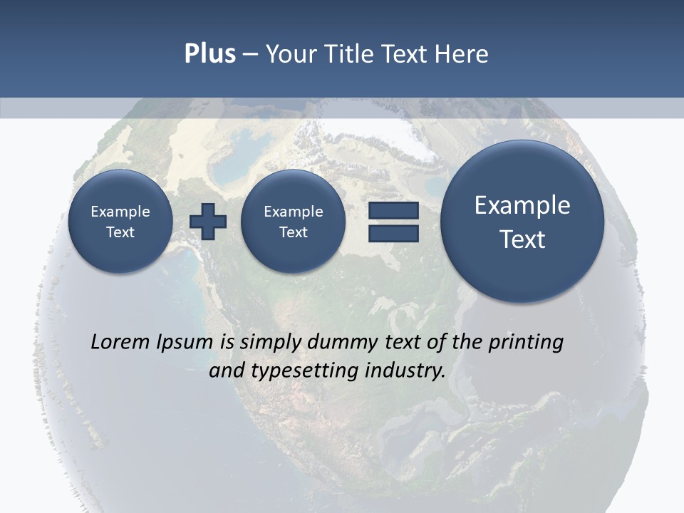 Pollution Barren Waterless PowerPoint Template