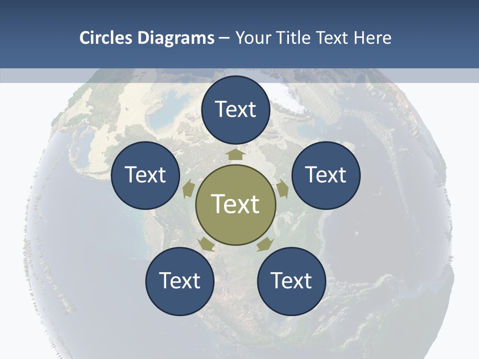 Pollution Barren Waterless PowerPoint Template