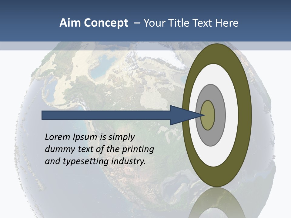 Pollution Barren Waterless PowerPoint Template