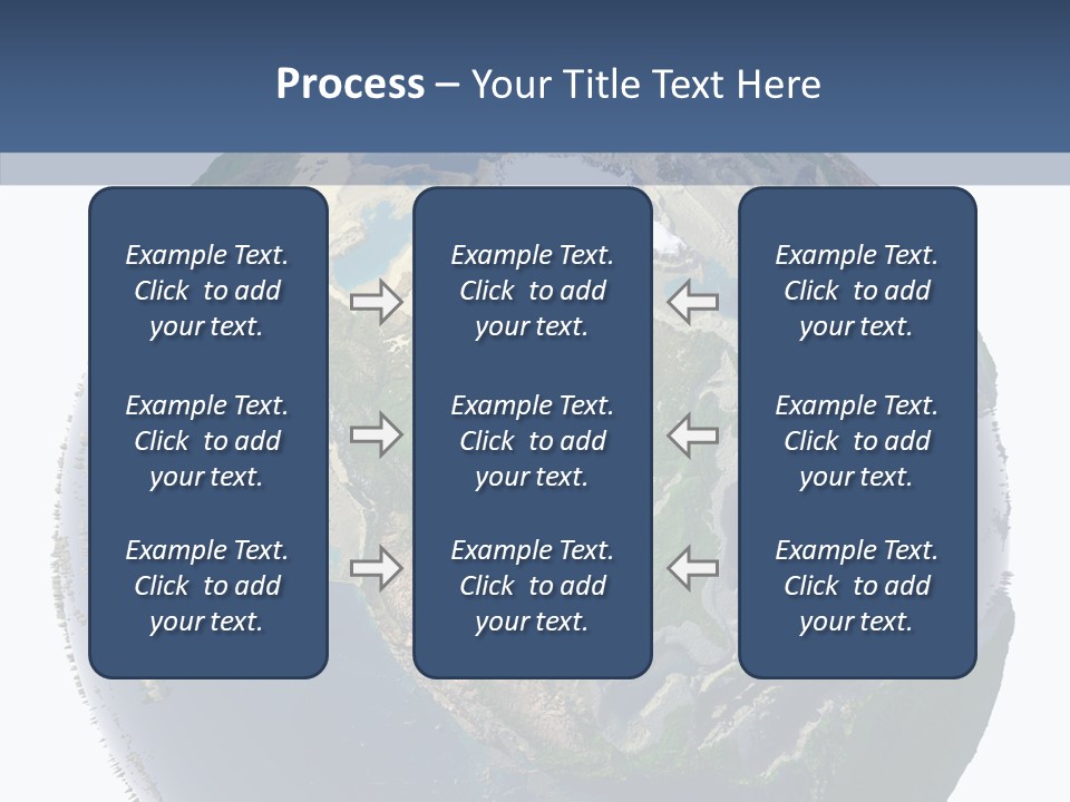 Pollution Barren Waterless PowerPoint Template