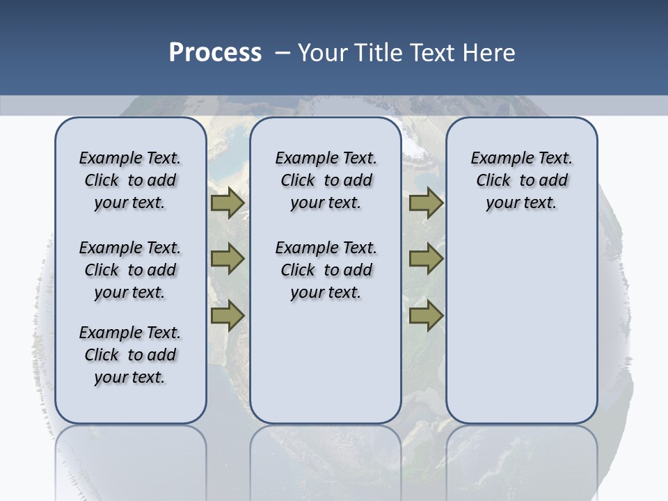 Pollution Barren Waterless PowerPoint Template