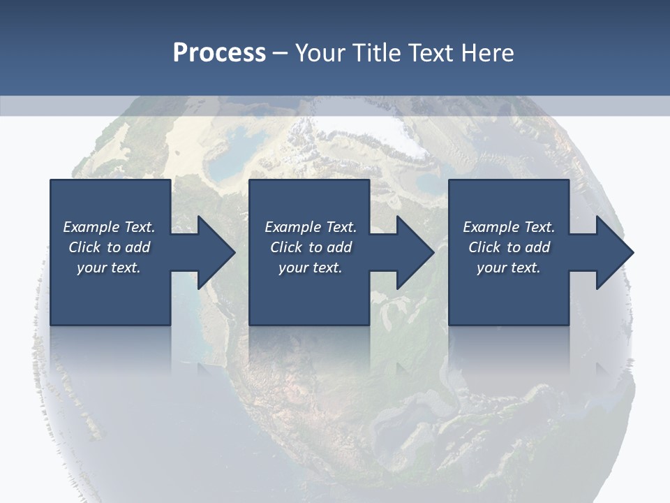 Pollution Barren Waterless PowerPoint Template
