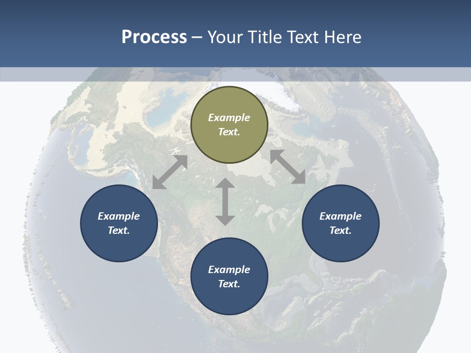 Pollution Barren Waterless PowerPoint Template