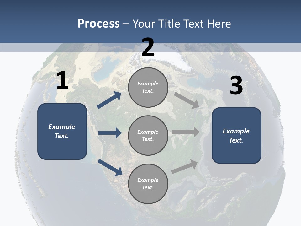 Pollution Barren Waterless PowerPoint Template