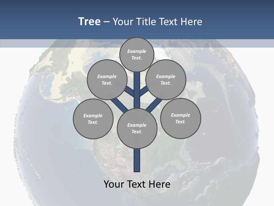 Pollution Barren Waterless PowerPoint Template