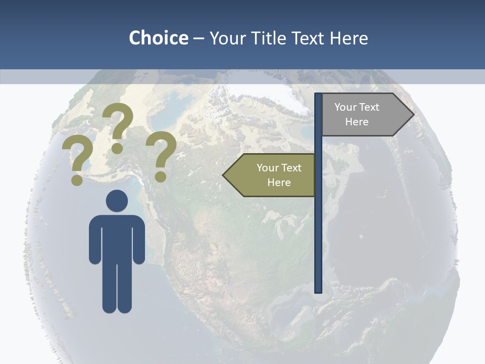 Pollution Barren Waterless PowerPoint Template