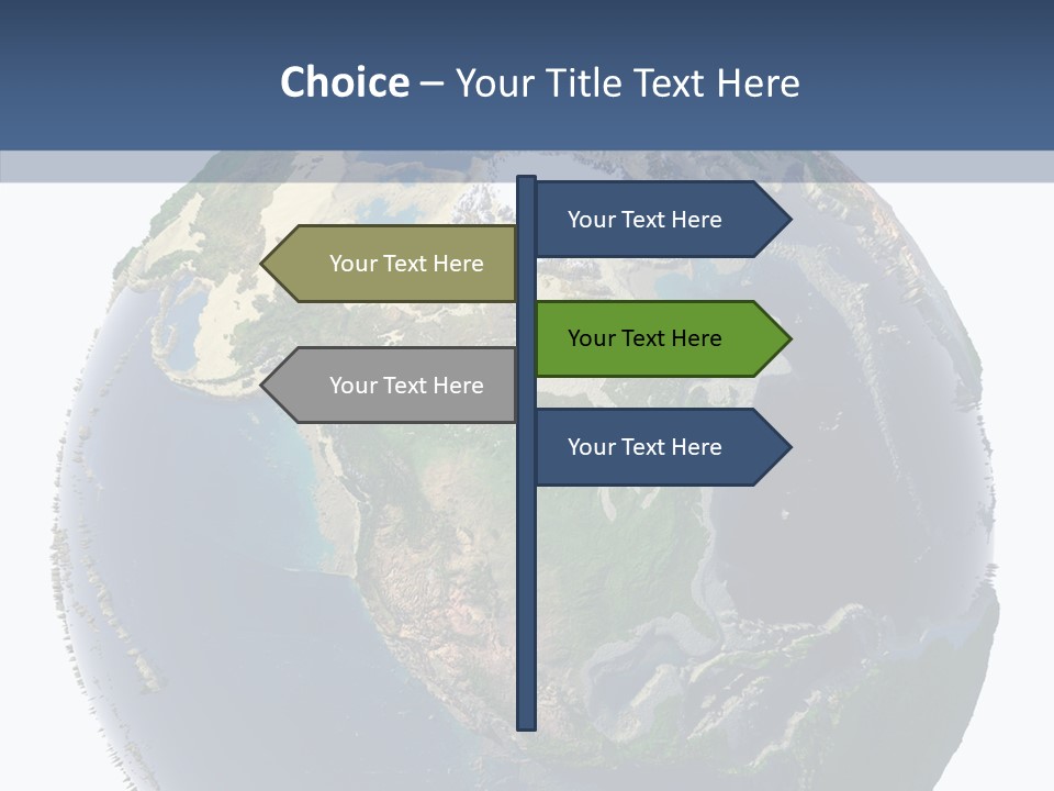 Pollution Barren Waterless PowerPoint Template