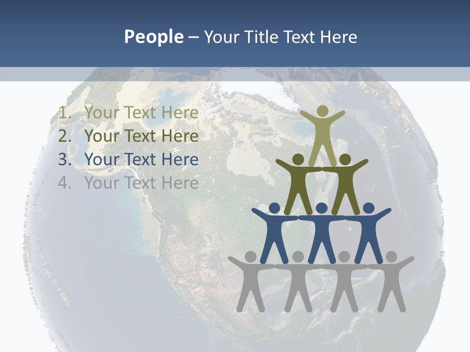 Pollution Barren Waterless PowerPoint Template