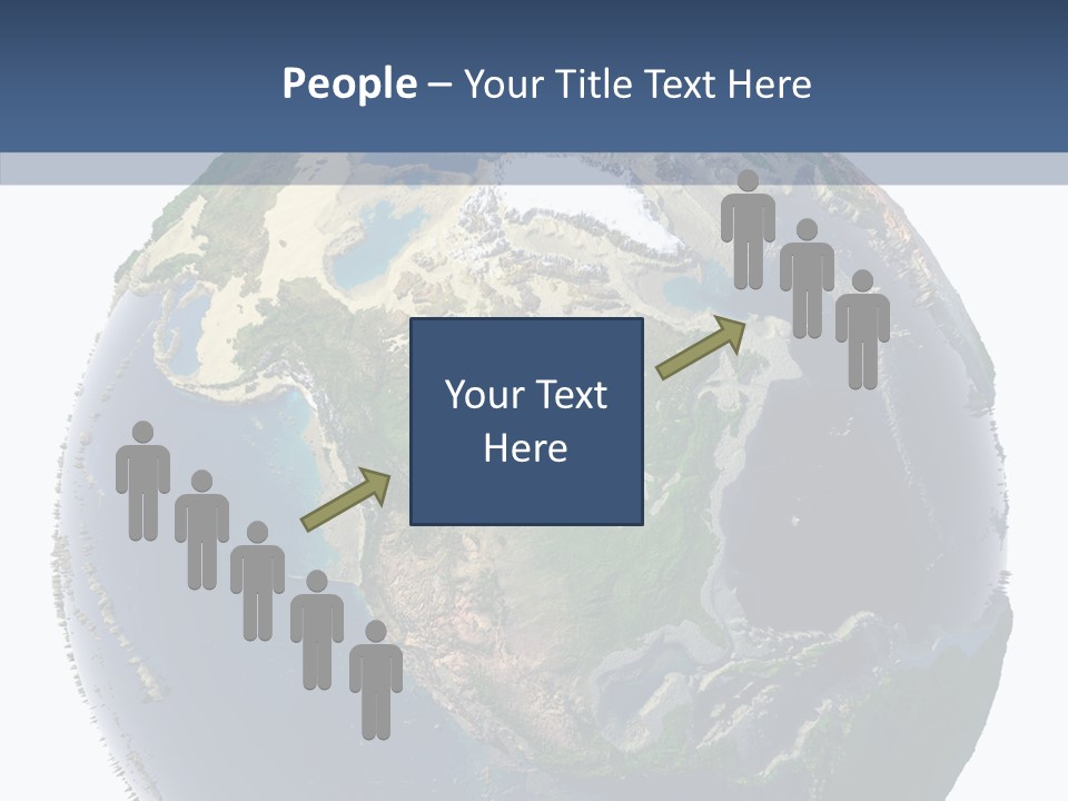 Pollution Barren Waterless PowerPoint Template