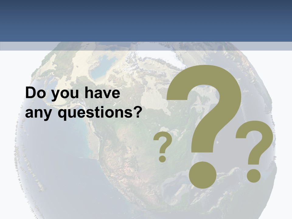 Pollution Barren Waterless PowerPoint Template