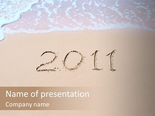 Sunlight Year Textured PowerPoint Template