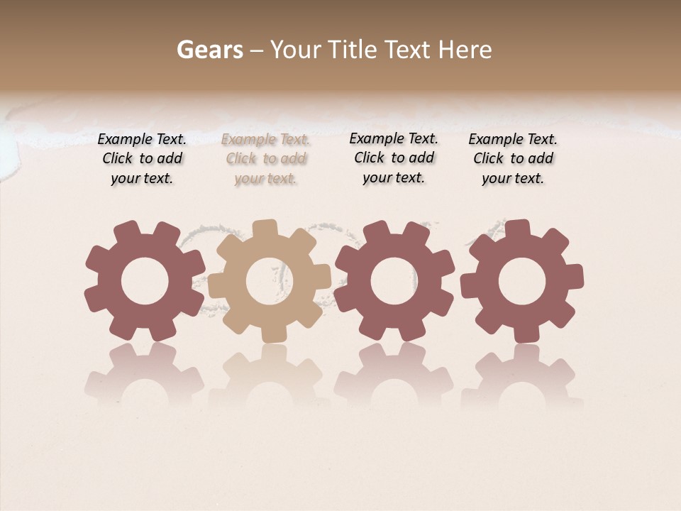 Sunlight Year Textured PowerPoint Template