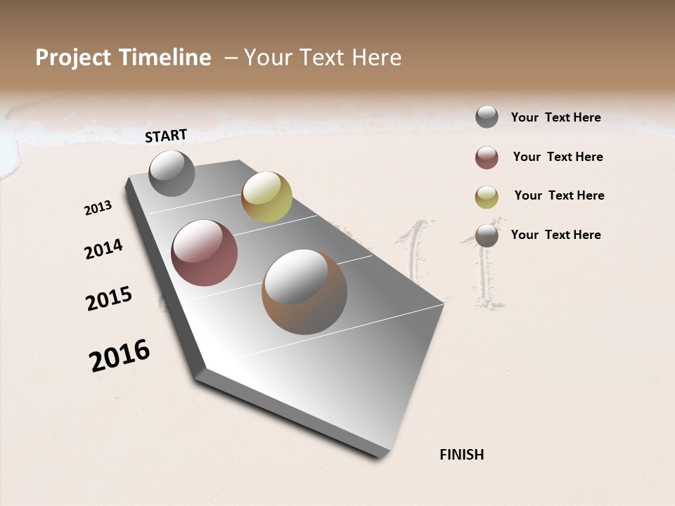 Sunlight Year Textured PowerPoint Template